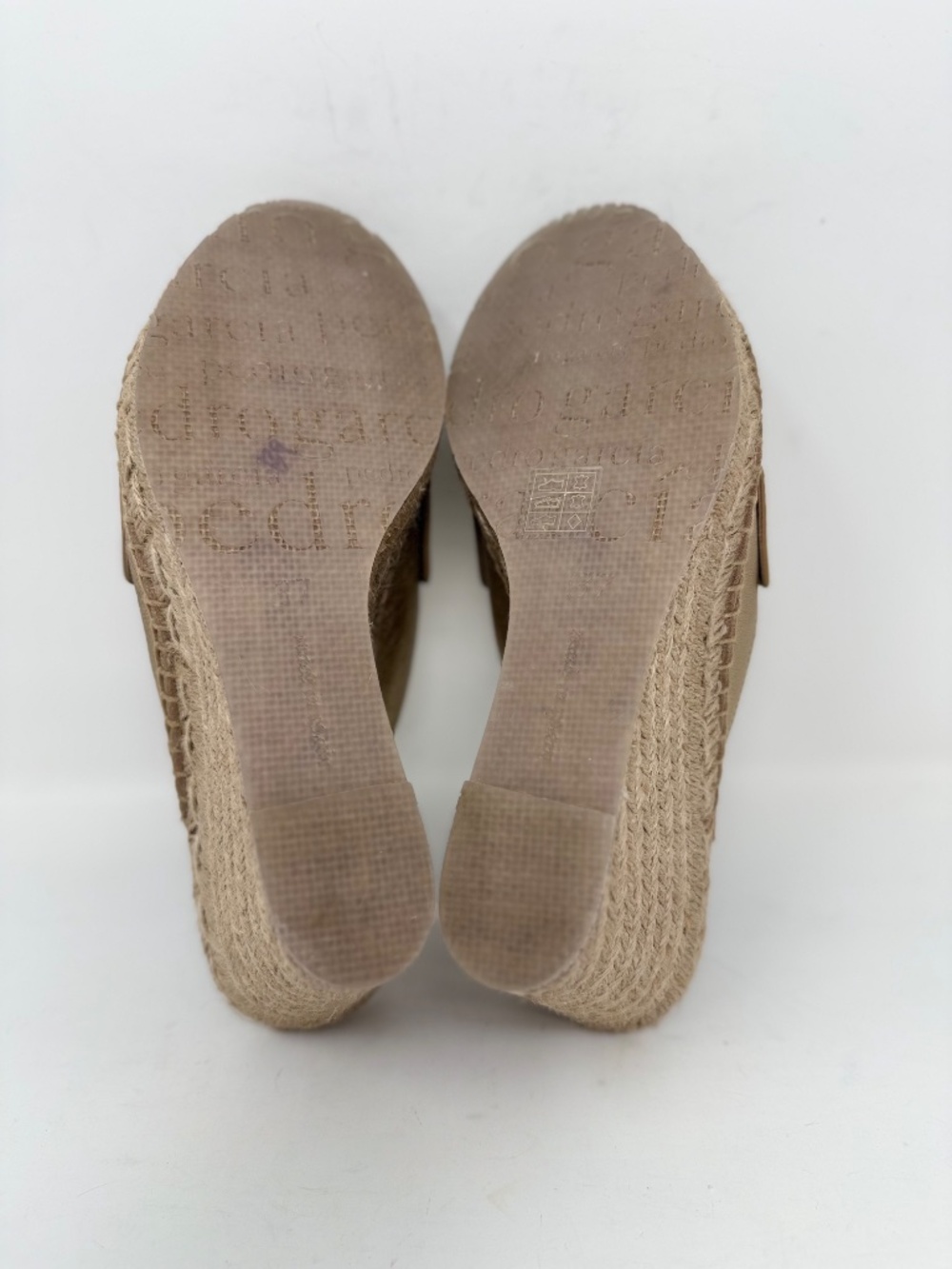 New Pedro Garcia Oliveta Wedge Sandal Nugget Petitgrain Sz 7 - Picture 14 of 15